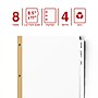 Staples Write & Erase Paper Divider, White, 8-Tabs, 4 Sets (13510/23178)~#|#~5F0FC371-617B-44BF-BD193CA782D27E46_sc7