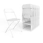 Flash Furniture HERCULES™ Plastic Armless Folding Chair, Premium White, 20/Pack~#|#~5F1D45A9-EBA7-48F7-8E43CC05FE5F4293_sc7