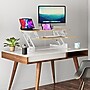 Mount-It! 38"W Manual Rectangular Adjustable Standing Desk Converter, Maple Woodgrain (MI-15007)~#|#~5F249EEB-C9C2-42FA-BAC2B215E55DDB49_sc7