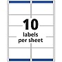 Avery Easy Peel Laser Shipping Labels, 2" x 4", Clear, 500 Labels/Box (5663)~#|#~5F260825-3EB6-416B-A0A2EFF8EF88E1DF_sc7