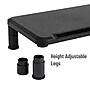 Mind Reader Adjustable Monitor Stands, Up to 19" Monitors, Black, 2/Pack (2SMPLMON-BLK)~#|#~5F42CF94-DED6-4355-A4212BCAB5DF745F_sc7