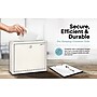 Adiroffice Steel Multipurpose Large Size Suggestion Drop Box Interoffice Mailbox, White (631-03-WHI)~#|#~5F7B830E-ECA7-4FFD-BC10868B28CC6876_sc7