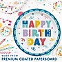Creative Converting Party Patterns Happy Birthday Plates, Multicolored, 32/Pack (DTC365080DPLT)~#|#~5F7D2C28-C0DF-4D19-A7BBC1AC1E5BBE83_sc7
