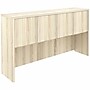 Lorell Essentials 66"W 4-Door Stack-On Hutch, Modern Elm (LLR66317)~#|#~5F949BE8-5644-4DED-98F5439DDB157B8A_sc7