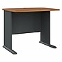 Bush Business Furniture Cubix 36"W Desk, Natural Cherry/Slate (WC57436)~#|#~5F95AE11-A6E1-47F9-BE49CE6DAD959A6A_sc7