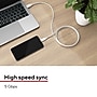 Staples TECH USB-C to USB-A Charging Cable, 3.3 ft, White, Fast Charge/Data Sync Cable for Phone/Tablet~#|#~5FAFAC5A-AEE8-4797-A2FE61B1516B3E3C_sc7