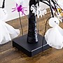 Nearly Natural 1.5' Pre-Lit Artificial Ghost Dolls, Spiders, Bats & Pumpkins Ornament Tree with 24 Lights, Black  (T5367)~#|#~5FBA8833-E7D8-4886-B8BB4B53E5FC0698_sc7