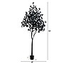 Nearly Natural Pre-Lit Artificial Halloween Black Eucalyptus Tree, 9' (T5226)~#|#~5FD02B1A-20D7-4E2A-A8DEA0DE112459D8_sc7