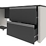 Bestar Connexion 72"W L-Shaped Desk with Hutch and Lateral File Cabinet, Slate (93867-59)~#|#~5FE4FA5E-26BF-4207-AF4CC9EFB60CA1D2_sc7