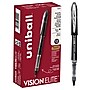 uni-ball Vision Elite Rollerball Pens, Micro Point, 0.5mm, Black Ink, Dozen (69000)~#|#~5FF19724-240D-4E4C-B9CF51C778351C51_sc7