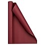 JAM Paper Short Mini Roll Wrapping Paper, 26.3 sq. ft., Burgundy Maroon, 2/Pack(277013522263a)~#|#~5FFA062F-FCD8-46A7-8594C9135F7EDD3E_sc7