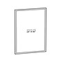 Azar Sign Holder, 24" x 36", Wall Mounted, Silver, Plastic (300344-SLV)~#|#~5FFE734F-DC49-43AC-8000B6188C1F96D6_sc7