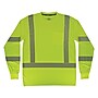 Ergodyne GloWear 8370 High Visibility Long Sleeve T-Shirt, ANSI Type R Class 3, Lime, 2XL (22256)~#|#~5FFEE925-075D-41AE-9B02B2AE44FEECFE_sc7