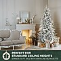 Fraser Hill Farm 7.5' Flocked Mountain Pine Artificial Christmas Tree, 550 Lights (FFMP075-5SN)~#|#~5FFFDA5E-C429-4B1E-841C43D9AFE5D9E9_sc7