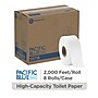Acclaim Jumbo Jr. Toilet Paper by GP PRO, 1-Ply, White, 2000 ft./Roll, 8 Rolls/Case (13718)~#|#~60057DF3-1FB3-4CF5-AB7670ACD851142C_sc7