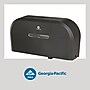 Georgia-Pacific Jumbo Jr. Dual-Roll Toilet Paper Dispenser, Black (59210)~#|#~60095267-54F2-42E6-876EF503934F778E_sc7