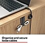 Staples TECH Cable Management Kit, Assorted Colors, 30/Pack (ST62395)~#|#~600A6D61-6A5D-49E7-B266B05E1B4FA083_sc7