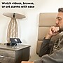 Uncaged Ergonomics 360° Swivel Rotating Adjustable Cell Phone Stand for Desk, Silver (SPS-SILVER)~#|#~600CC6B2-5A70-49C8-A2CDCA9D8BBBB2CD_sc7