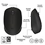 Logitech M170 Wireless Ambidextrous Optical Mouse, Black (910-004940)~#|#~601D8DC8-E162-4A71-B2524364C64FB160_sc7