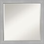 Amanti Art Vista Brushed Nickel Narrow Frame Wall Mirror, 22.75" x 22.75" (A42674960878)~#|#~602144BC-4E42-4B2F-BB0887D06C847AC7_sc7