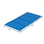 Children's Factory Rest Time Vinyl Tough Duty Folding Rest Mat, 48" x 24", Blue (CF-400003)~#|#~604544F1-1730-4DA9-A16EA83E8C0DFA3C_sc7