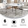 Flash Furniture Scarborough Folding Table, 60.5" x 60.5", White (DAD154Z)~#|#~605B7A13-0146-4E68-9076CBB30AFDCF53_sc7