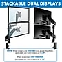 Mount-It! Dual Monitor Arm Desk Mount for 17" to 32" Monitors, Black (MI-4762)~#|#~6069FA15-5AA8-4C08-A80F0FBA1F83285B_sc7