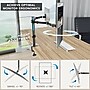 Mount-It! Adjustable Dual Mounts, Up to 32" Monitor, Black (MI-2752)~#|#~6075DF68-14EE-4EF1-8AE219AC04CF8E97_sc7