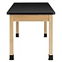 Diversified Woodcrafts School Classroom Rectangular Science Lab Table, 60" x 30", Oak (C714LBBK30N)~#|#~608E576E-CC6C-4B42-BA138C53B50B905E_sc7