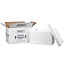 17" x 10" x 10.5" Insulated Shipping Containers, 200# Mullen Rated, White (246C)~#|#~60ACD5A3-E664-4FAD-892A077284F758B3_sc7