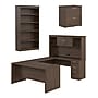 Bestar Logan 66"W U or L Shaped Desk with Hutch, File Cabinet, and Bookcase, Antigua (46851-52)~#|#~60C0C635-BDBB-4FA4-B83766F276DBCB8E_sc7