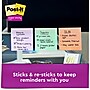 Post-it Recycled Super Sticky Notes, 4" x 4", Wanderlust Pastels Collection, Lined, 90 Sheet/Pad, 6 Pads/Pack (6756SSNRP)~#|#~60D05219-D338-4834-9EE279E584B9C957_sc7