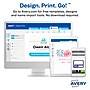 Avery Adhesive Sticker Name Tags/Labels, 2 1/3" x 3 3/8", White, 160 Labels/Pack (8395)~#|#~60D15C10-776F-42B7-8D688ED1C0688F62_sc7