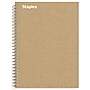 Staples Premium 1-Subject Notebook, 5.875" x 9", College Ruled, 100 Sheets, Brown (ST52120N)~#|#~60E32774-366D-46E8-AA98AF7BD2842F3E_sc7