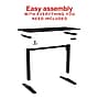 Staples 48"W Electric Rectangular Adjustable Standing Desk, Black (ST63656)~#|#~60F78425-4DE1-4D09-80A9C20BFD14E9C1_sc7