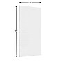 Triton Products High Density Fiberboard Round Hole Pegboard with 36 pc. DuraHook Assortment (PEG36-WHT)~#|#~61138A56-2E13-4E2A-BEF89BFFA09F0DEC_sc7