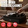 Audiosource AT33 Belt Drive turntable with 2.1 channel 120 watt Bluetooth Speakers, Black Woodgrain (AT3345BW)~#|#~613D4629-DF1B-48C6-84DD3BDECC179593_sc7