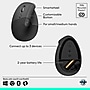 Logitech Lift Wireless Ergonomic Left Handed Optical Mouse, Graphite (910-006467)~#|#~61510AF1-1524-4BA0-89A4F9E8A819B54B_sc7