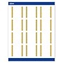 Avery Pre-Printed Gold Edge Dots Design Matte Blank Card, White, 120/Pack (S00-DK5)~#|#~61658924-CADF-4BB4-BD4D4401B514D610_sc7
