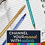 BIC Color Cues Cristal Xtra Smooth  Ballpoint Pen, Medium Point, Assorted Ink, 60/Pack (WMSUA60-AST)~#|#~6166C8D1-B80E-48A0-A55DD3E528139737_sc7