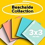 Post-it Notes, 3" x 3", Beachside Café Collection, 100 Sheet/Pad, 12 Pads/Pack (654AST)~#|#~90E42533-B4BF-445D-8C86BDCCC2F1AC80_sc7