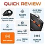 Delton Ergonomic Wireless Keyboard and Trackball Mouse Combo, Black (DKMBKB200BD1)~#|#~617ED5B4-23E1-4CE7-8962E76EE7B5F209_sc7