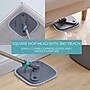 True & Tidy TrueClean Microfiber Spin Mop & Bucket Kit, Gray/Teal (SPIN-800 GRAY)~#|#~6181BBD1-ABE5-41ED-A6C976953856408D_sc7