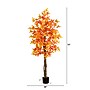 Nearly Natural 6' Autumn Deluxe Maple Artificial Fall Tree (T4745)~#|#~61951169-0498-449D-989D5139597B36AB_sc7