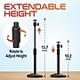 Delton T301 Webcam Stand with Phone Clip Holder Tray, Black (DCT301KT)~#|#~6197DE93-25EB-4C7D-9E6AA9FE90A04843_sc7