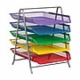 Mind Reader 5-Compartment Metal Desk Tray, Multicolored (5TPAPER-ASST)~#|#~6198E3C3-5305-4A38-8F5A4E0308DE72D7_sc7