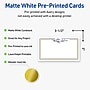 Avery Gold & Navy Border w/ Florals Matte Blank Card, White, 80/Pack (S00-D31)~#|#~61A30D8F-E30B-4F70-B23290F8E7833166_sc7