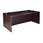 Boss Office Products 71" U-Shaped Desk with 2 File Pedestals, Mocha (GROUPA4-MOC)~#|#~61A34A38-067E-45CE-9FEF4723C2C6E715_sc7