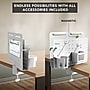 Mount-It! 360° Rotating Pegboard and Document Organizer with Accessories for Desks, White (MI-7301WHT)~#|#~61B266D7-0FAB-4121-93B88B3C3449D336_sc7