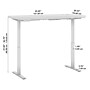 Bush Business Furniture Move 60 Series 60"W Electric Height Adjustable Standing Desk, Platinum Gray/Black (M6S6030PGBK)~#|#~61EB77A6-6CB3-47D6-8AED3A2C84FB4D4F_sc7